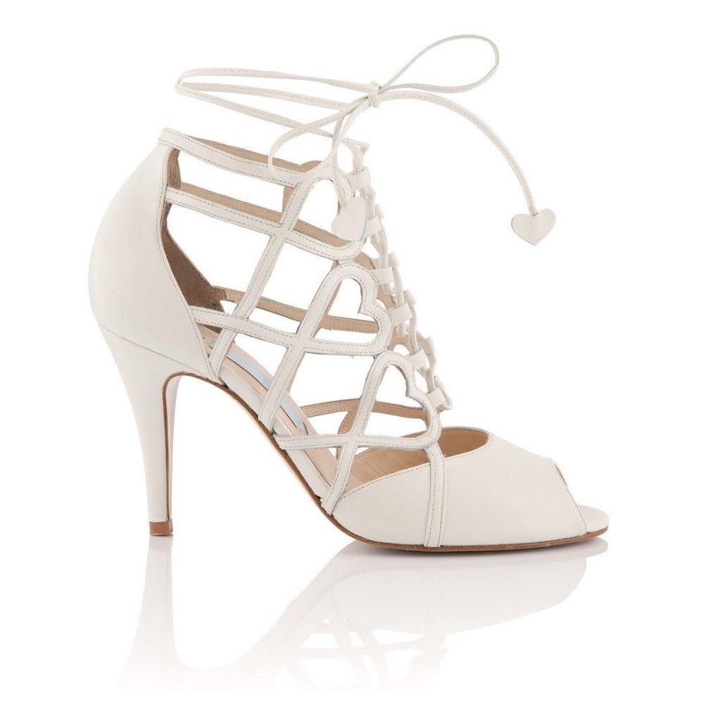 Charlotte Mills Bianca bridal booties